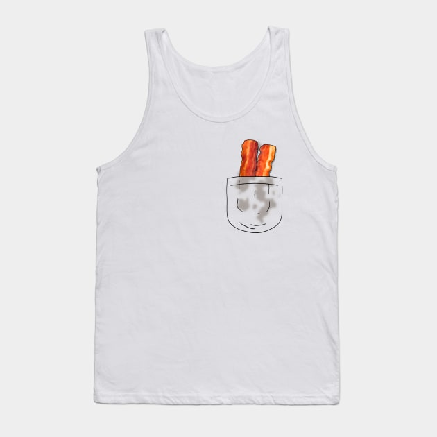 Pocket Bacon Tank Top by CCDesign